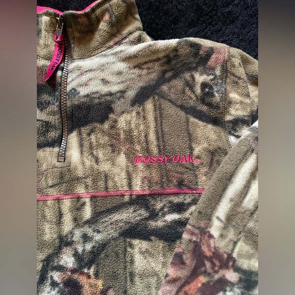 Break-Up Infinity Mossy Oak Juniors Cami Jacket 1/2 Zip Sz XL(16-18) PreOwned - Picture 5 of 11